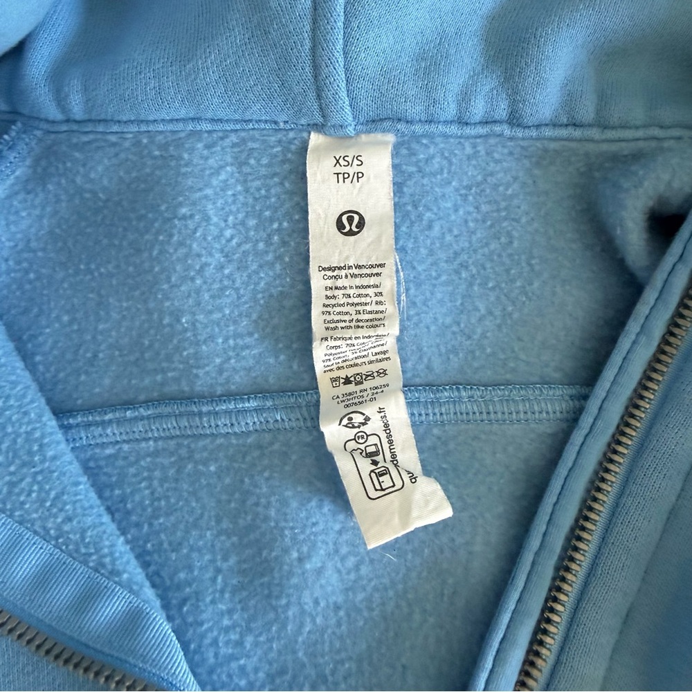 Lululemon Athletica Blue Women's Hoodie - Picture 5 of 7